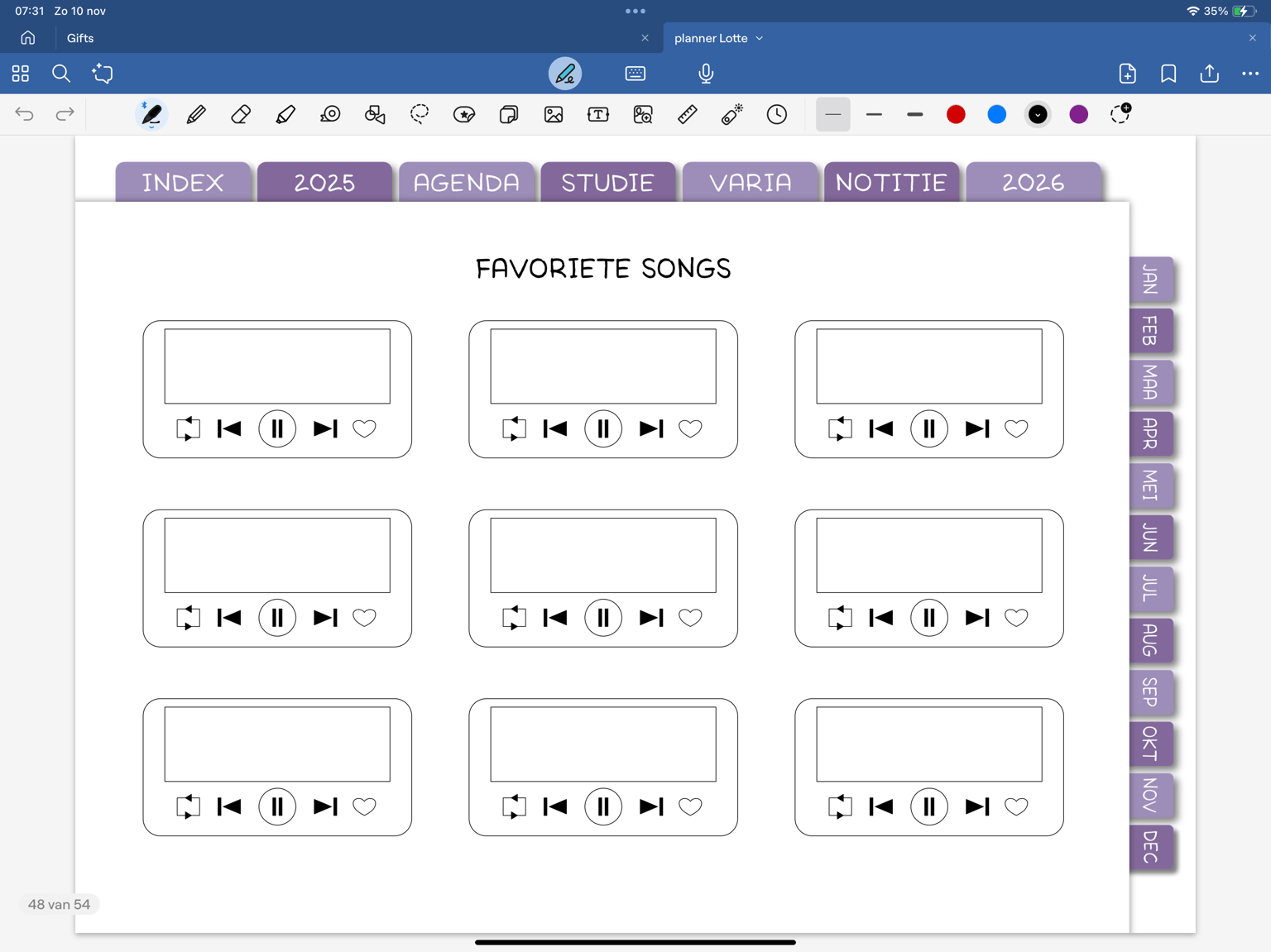 Digital planner for my daughter - image 9 - student project