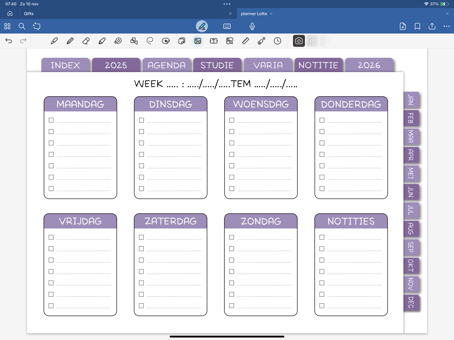 Digital planner for my daughter - image 4 - student project