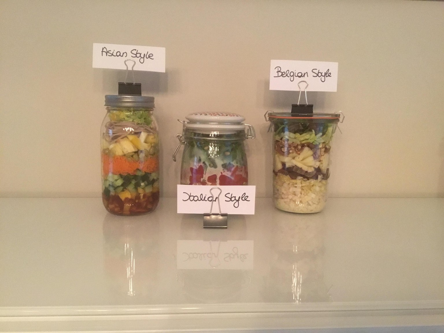 Salad jars recipes for a week - image 1 - student project