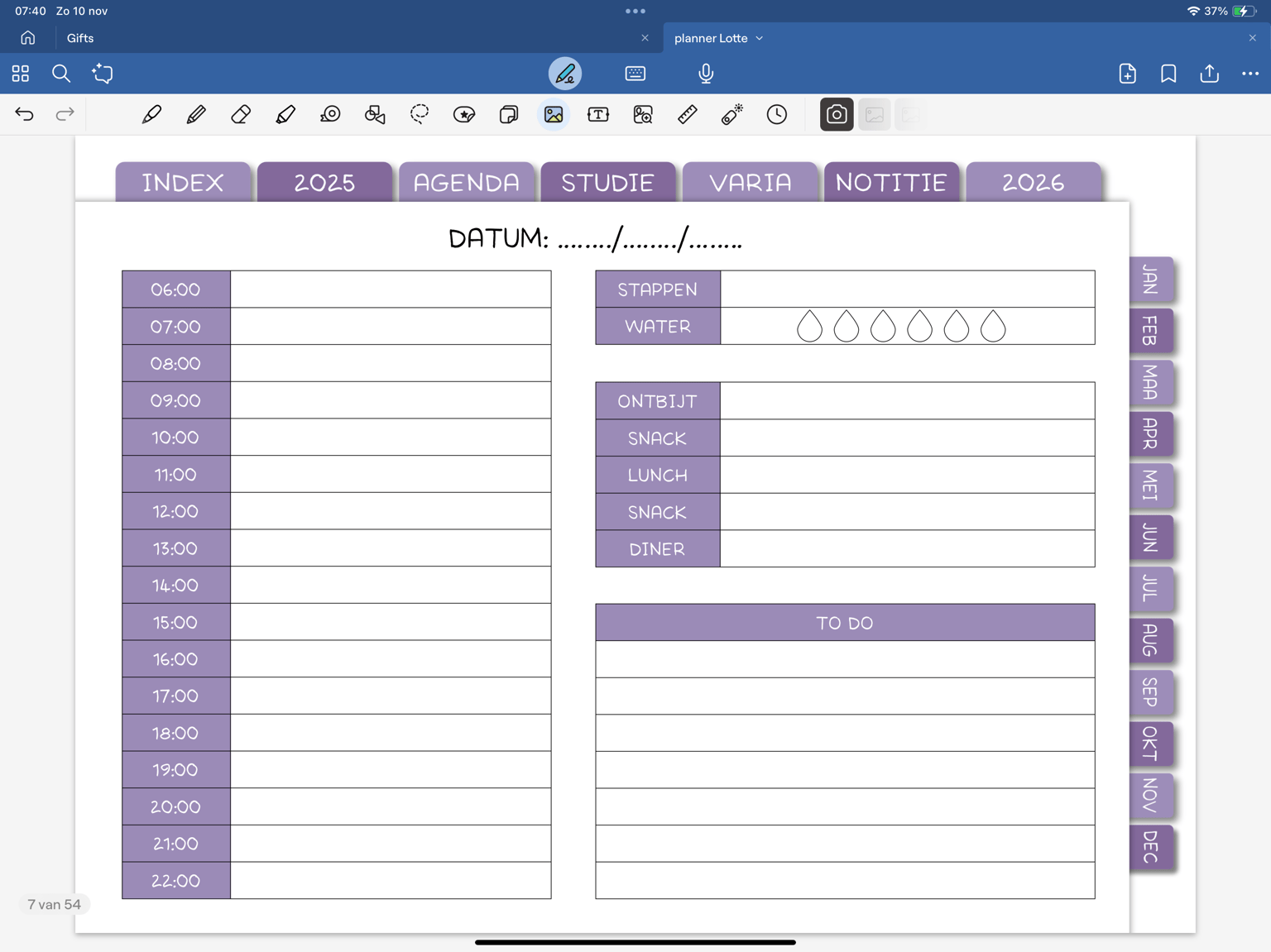 Digital planner for my daughter - image 5 - student project
