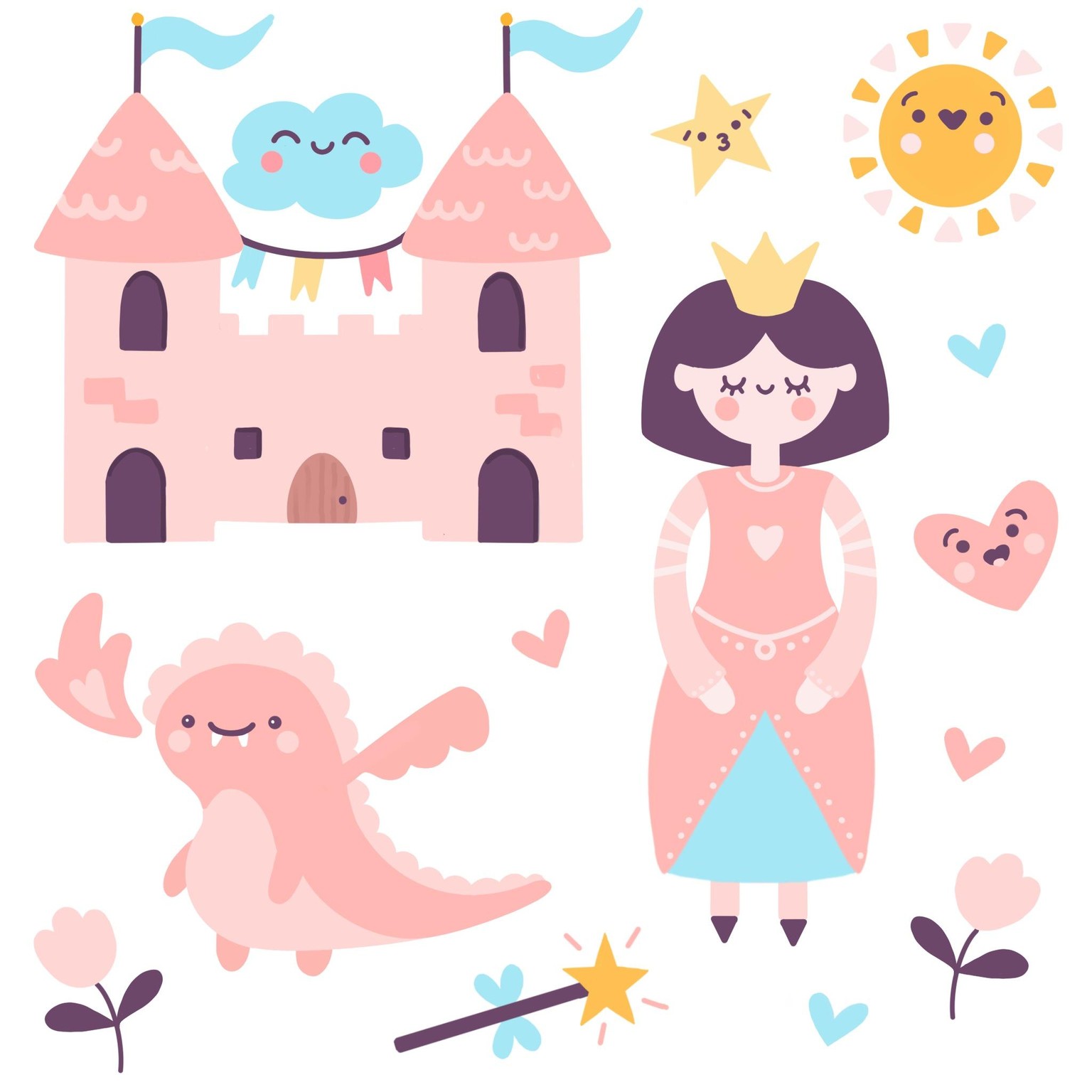 Kawaii Fairy Tale Illustrations - image 1 - student project