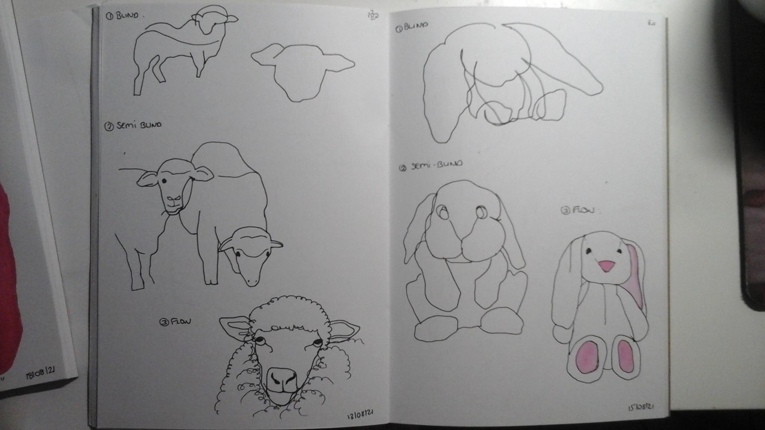 Blind contour drawing - image 12 - student project