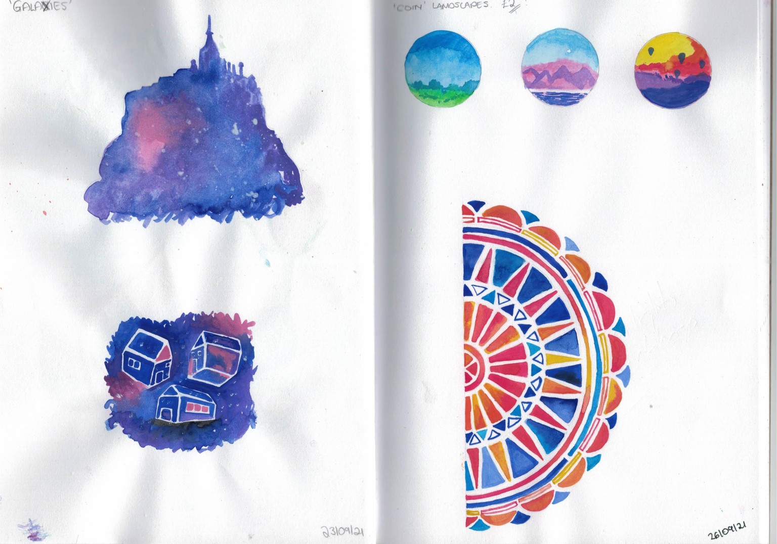 Watercolour smalls - image 2 - student project