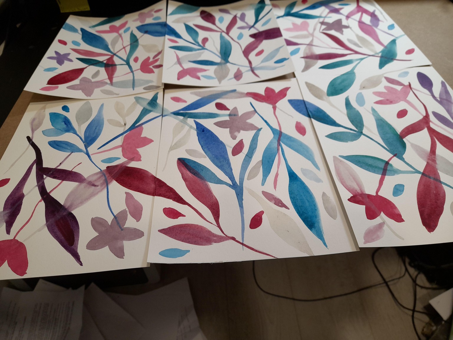 Leaf pattern - image 1 - student project