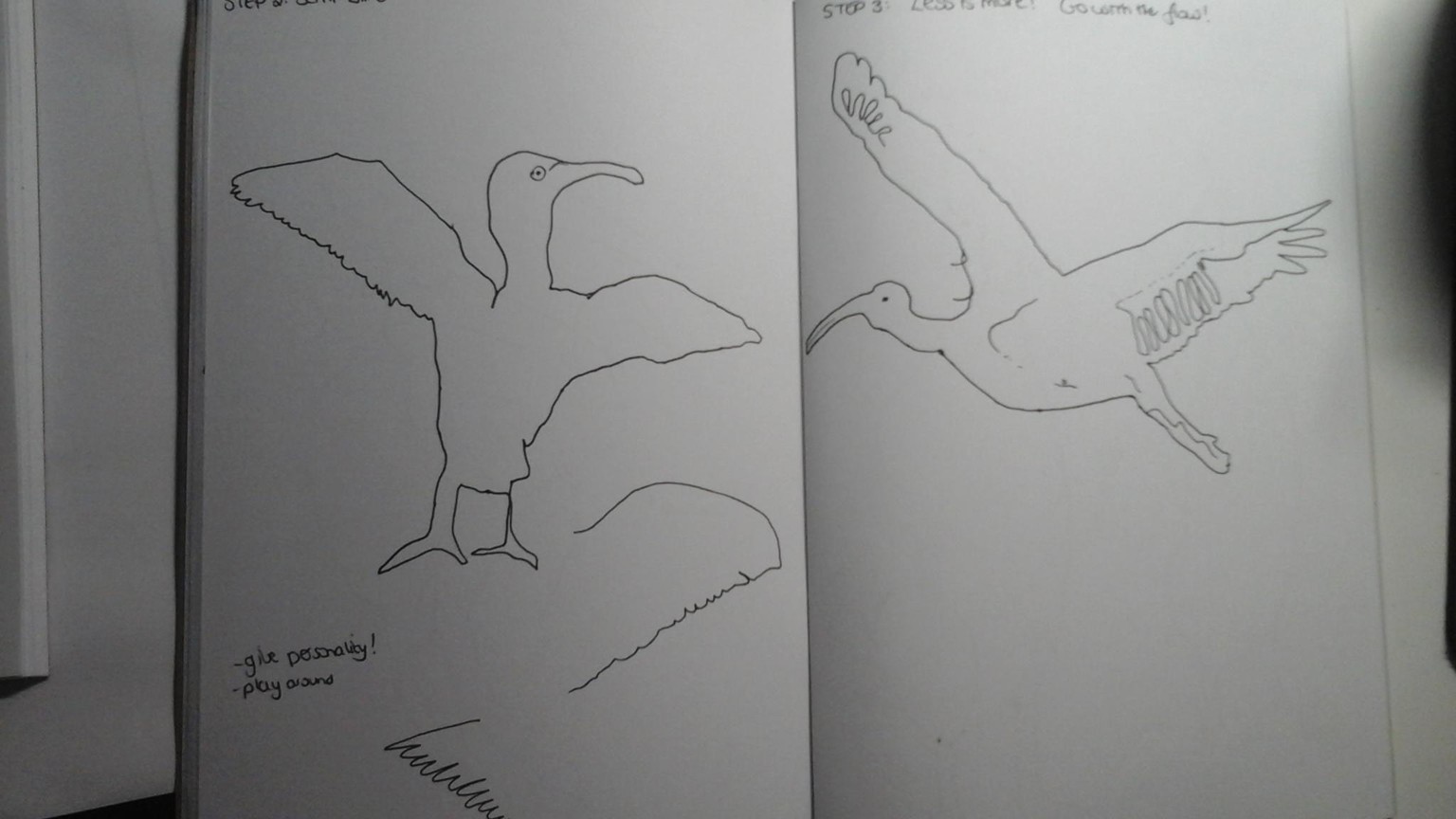 Blind contour drawing - image 5 - student project