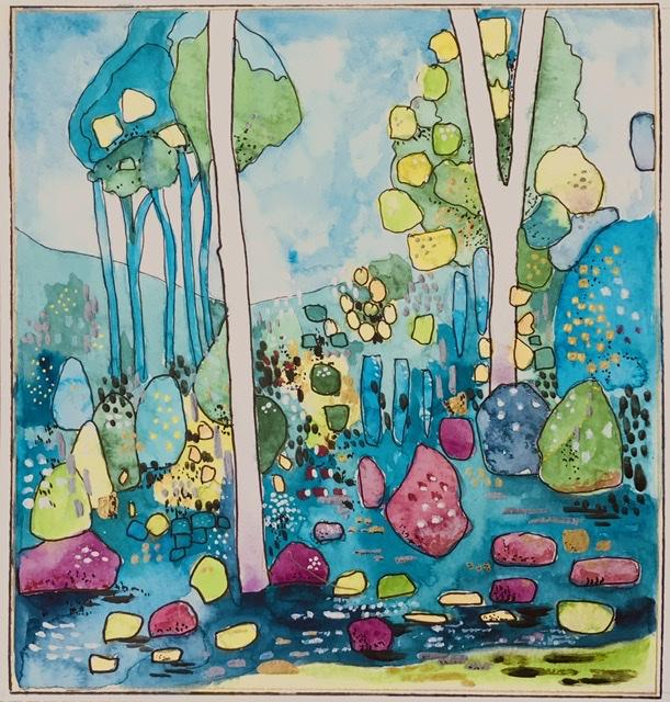 MeOwnDesigns watercolour mixed media interpretation - image 1 - student project