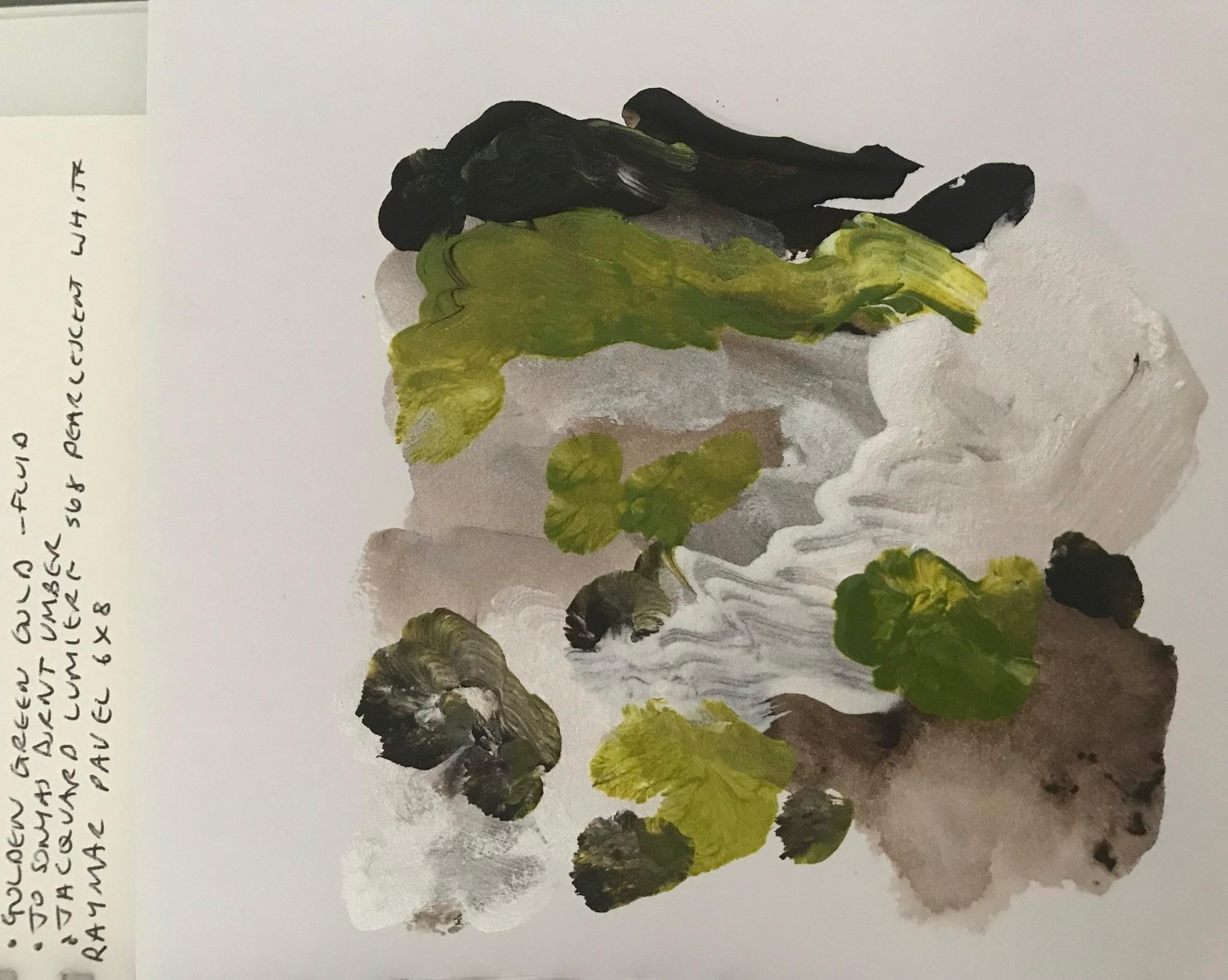 Poured Painting inspired by a cushion - image 1 - student project