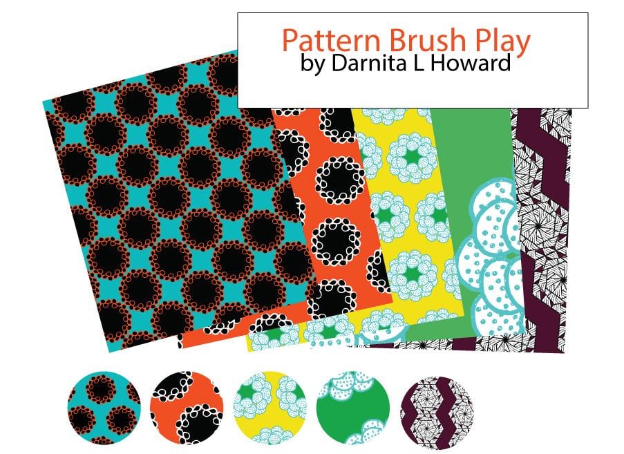 Pattern Brush Play - image 1 - student project