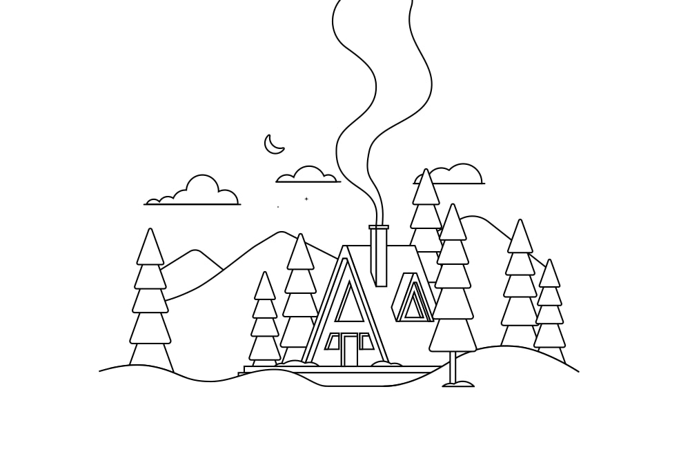 Winter Cabin - image 2 - student project