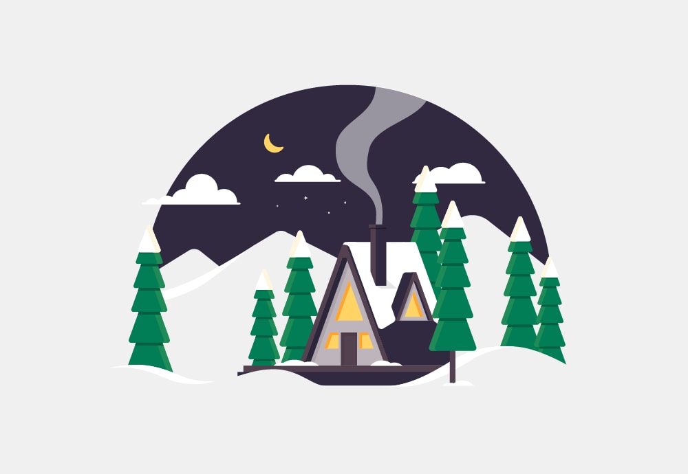 Winter Cabin - image 3 - student project