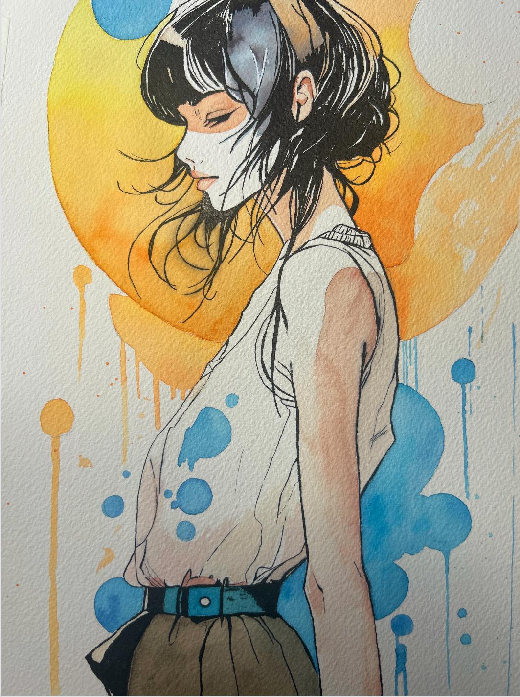 Ink girl - image 1 - student project