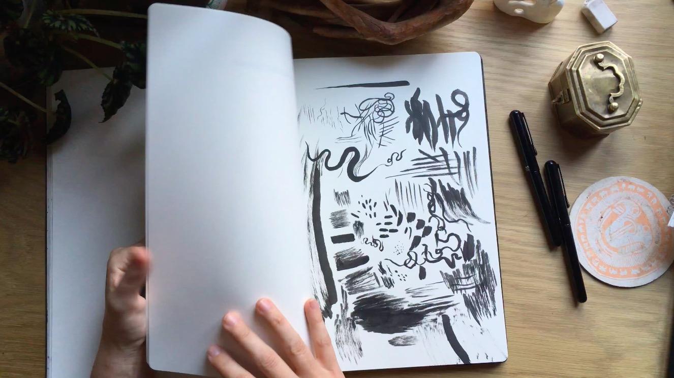 [SAMPLE PROJECT] My inky pages - image 1 - student project