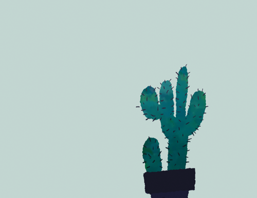 Annoyed Bunny & Cactus - image 6 - student project