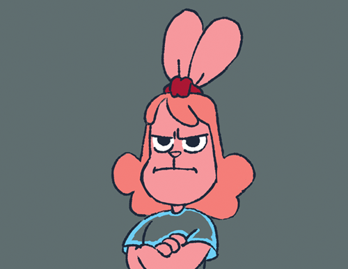 Annoyed Bunny & Cactus - image 4 - student project