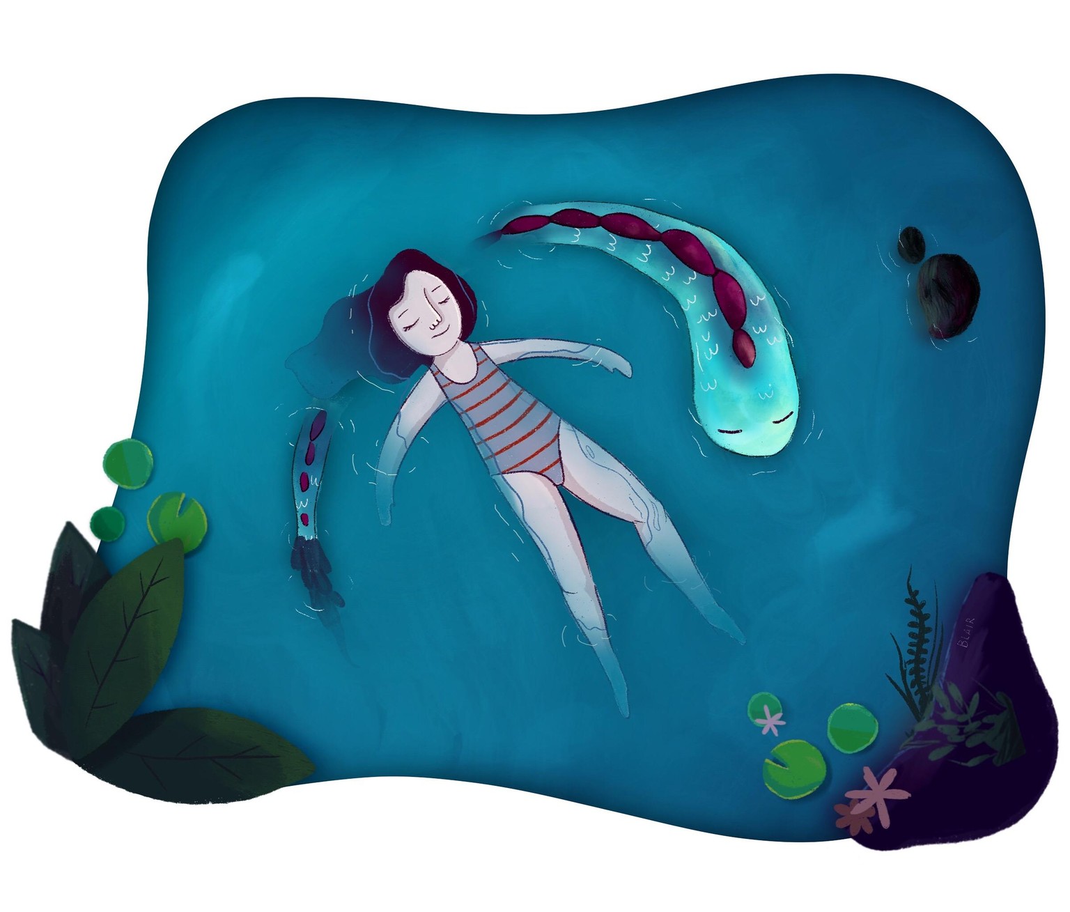 Swimming with Sea Creatures - image 1 - student project