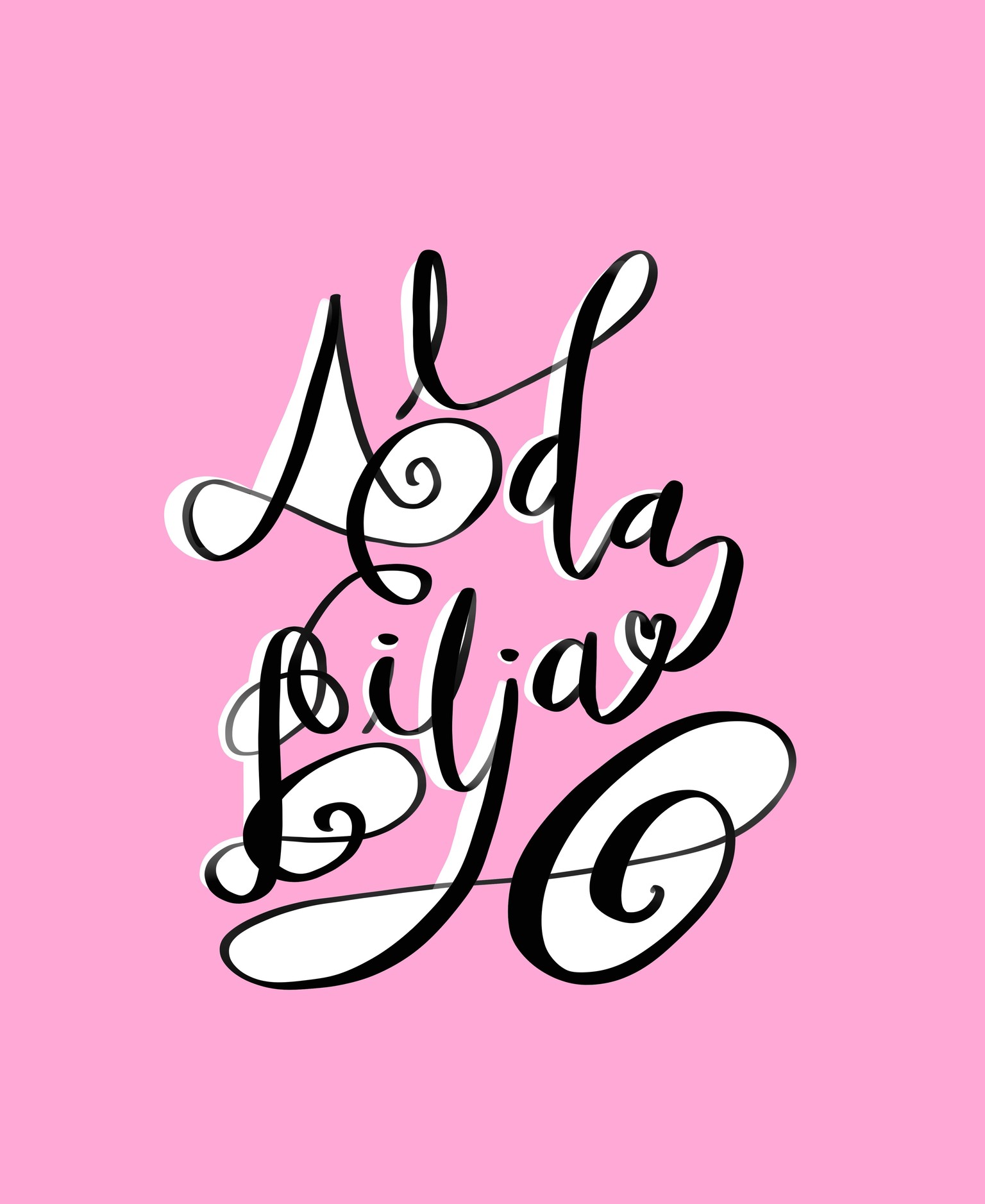 Lettering project - image 1 - student project