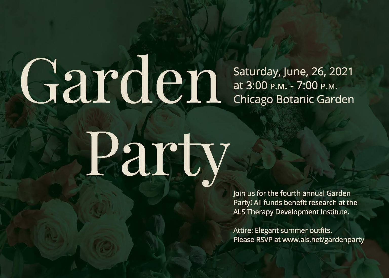 Garden Party Promotion Project - image 3 - student project