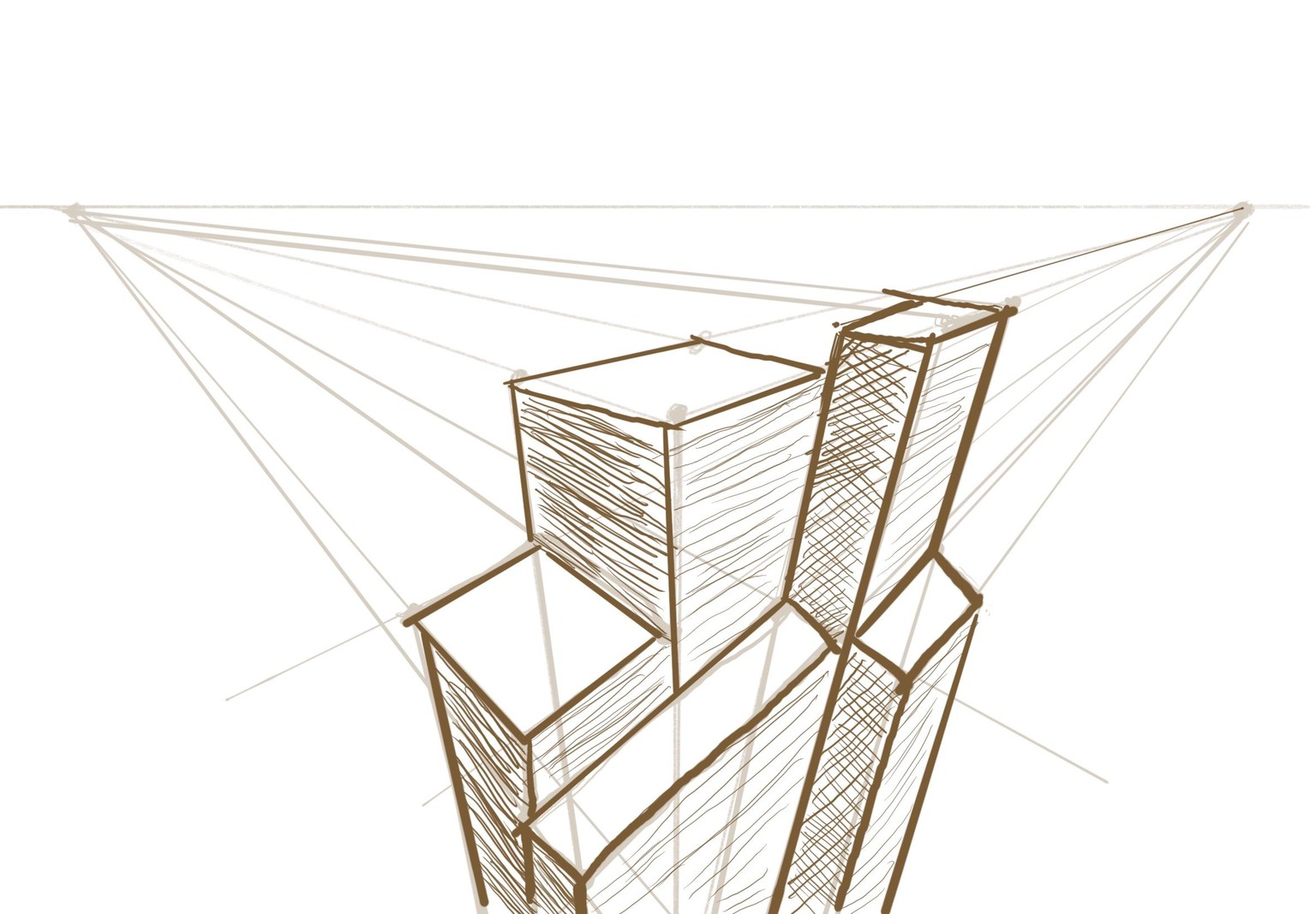 Drawing in perspective - image 1 - student project