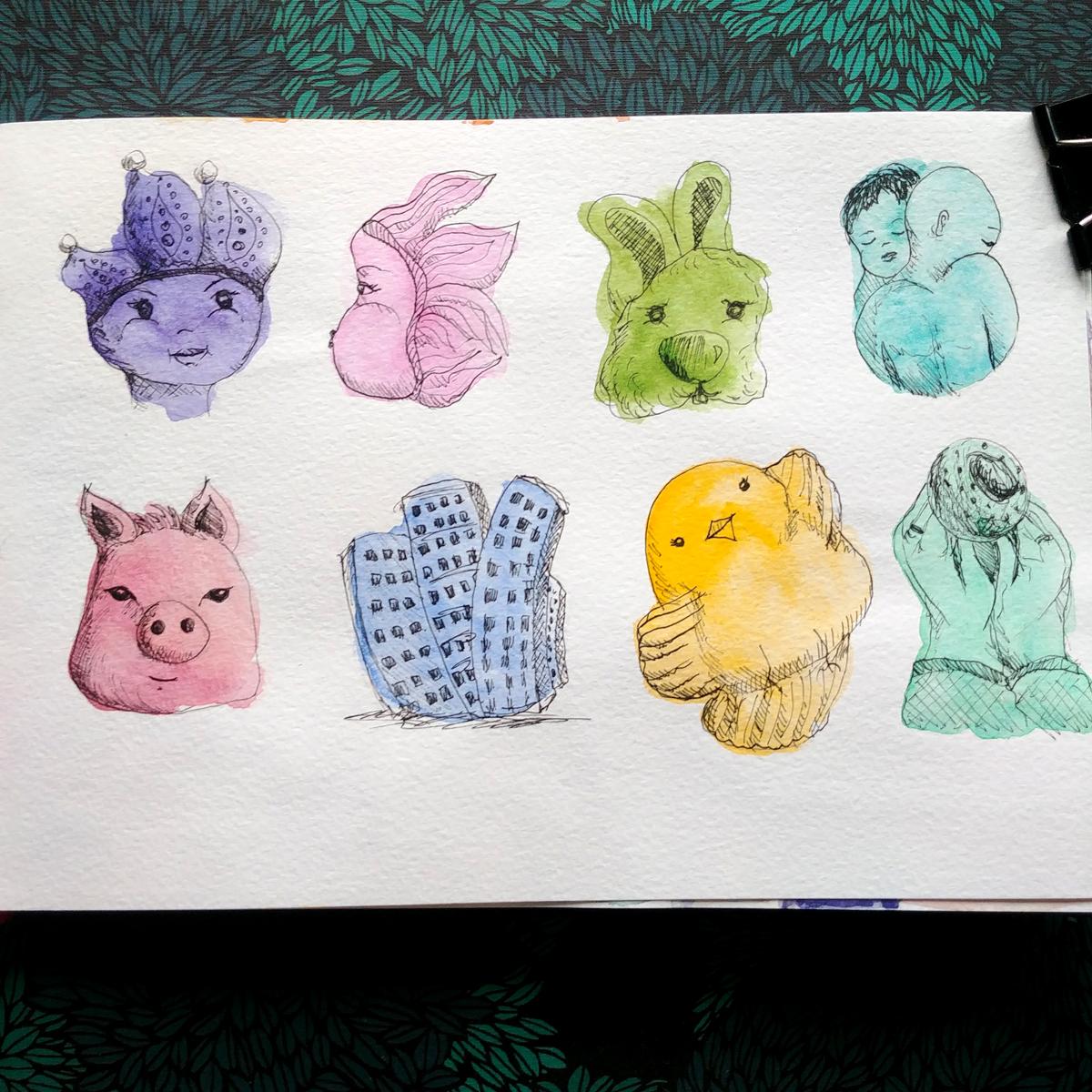 Sketchbook practise - image 1 - student project
