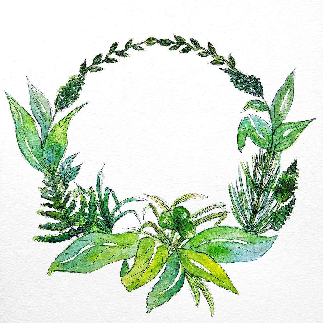 Green wreath - image 2 - student project