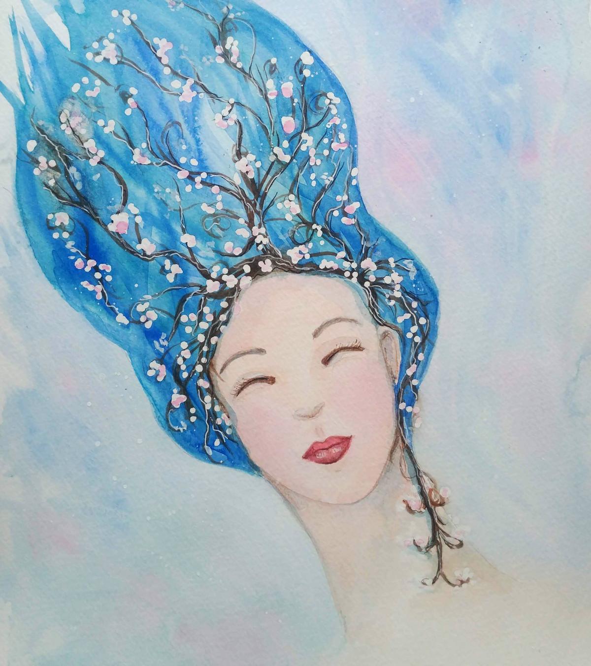Whimsical portrait - image 1 - student project