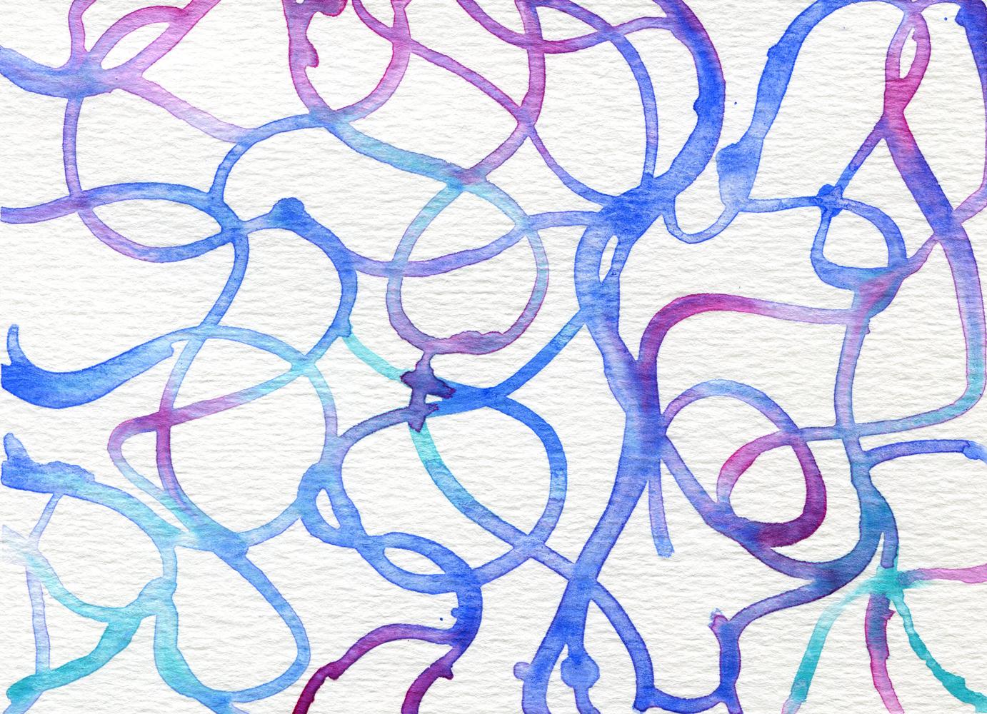 Abstract watercolors - image 4 - student project