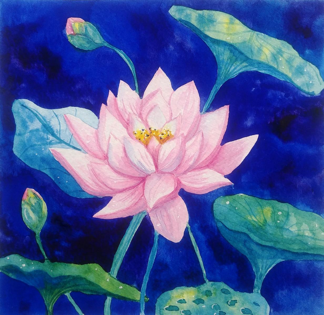 Lotus flower - image 1 - student project