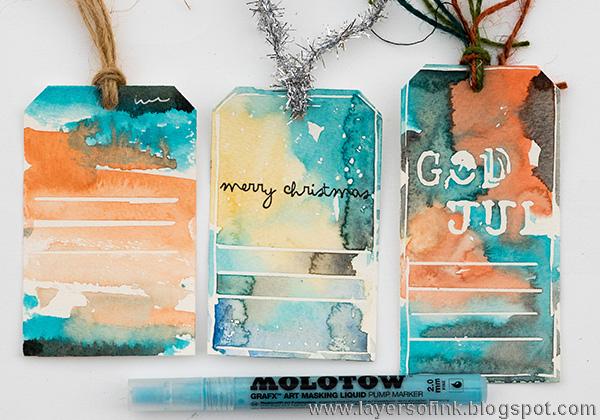 Sample project Quick Watercolor Gift Tags - image 5 - student project
