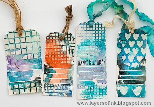 Sample project Quick Watercolor Gift Tags - image 1 - student project