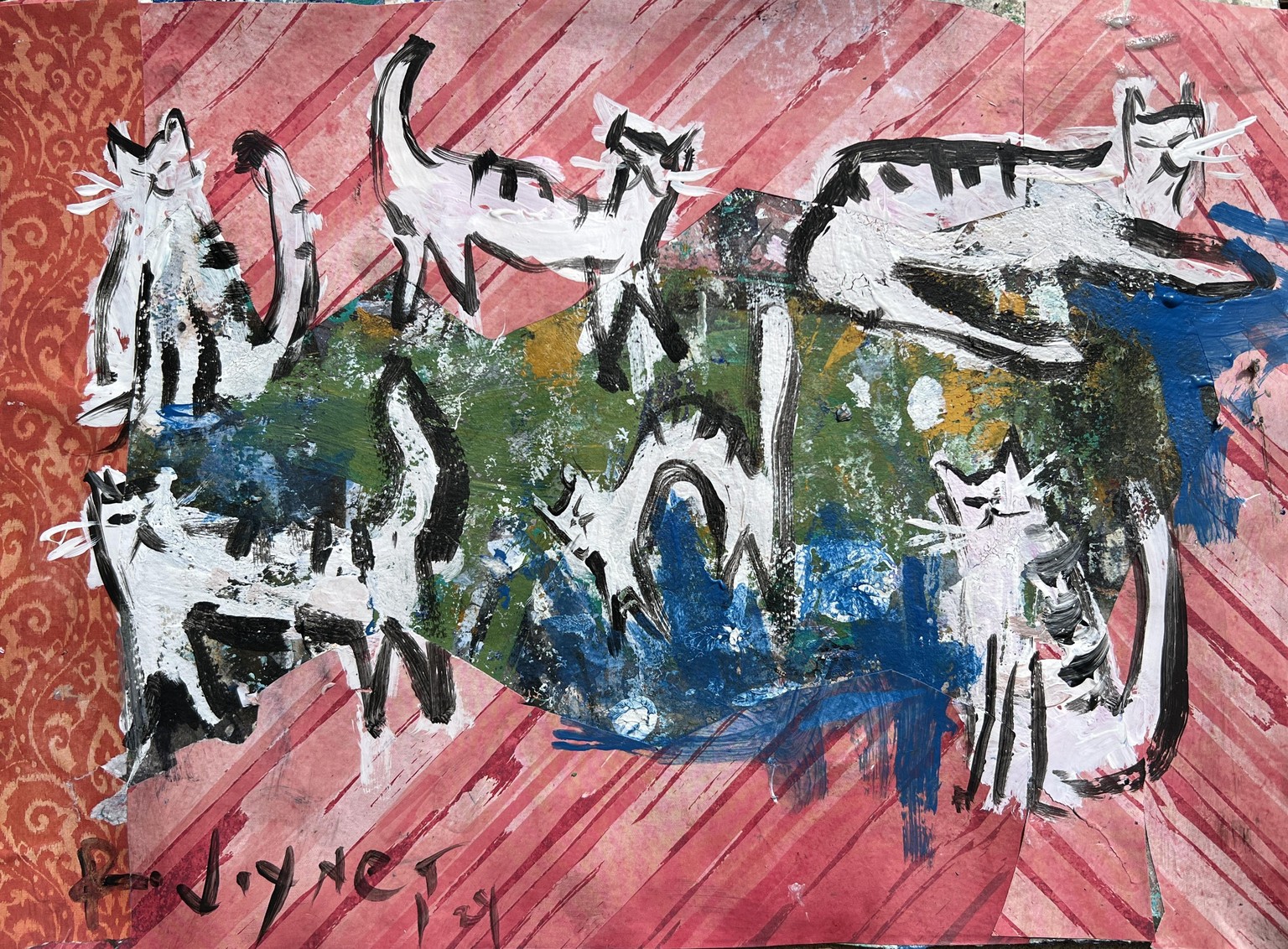 Collage Painting Techniques - image 1 - student project