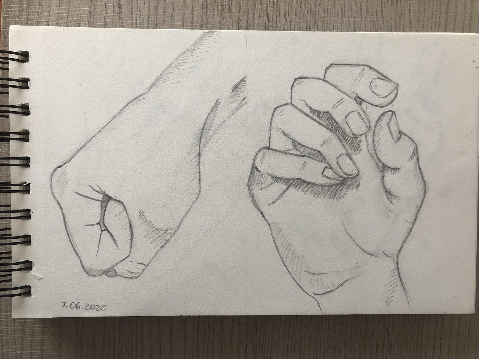 Hands sketching - image 1 - student project