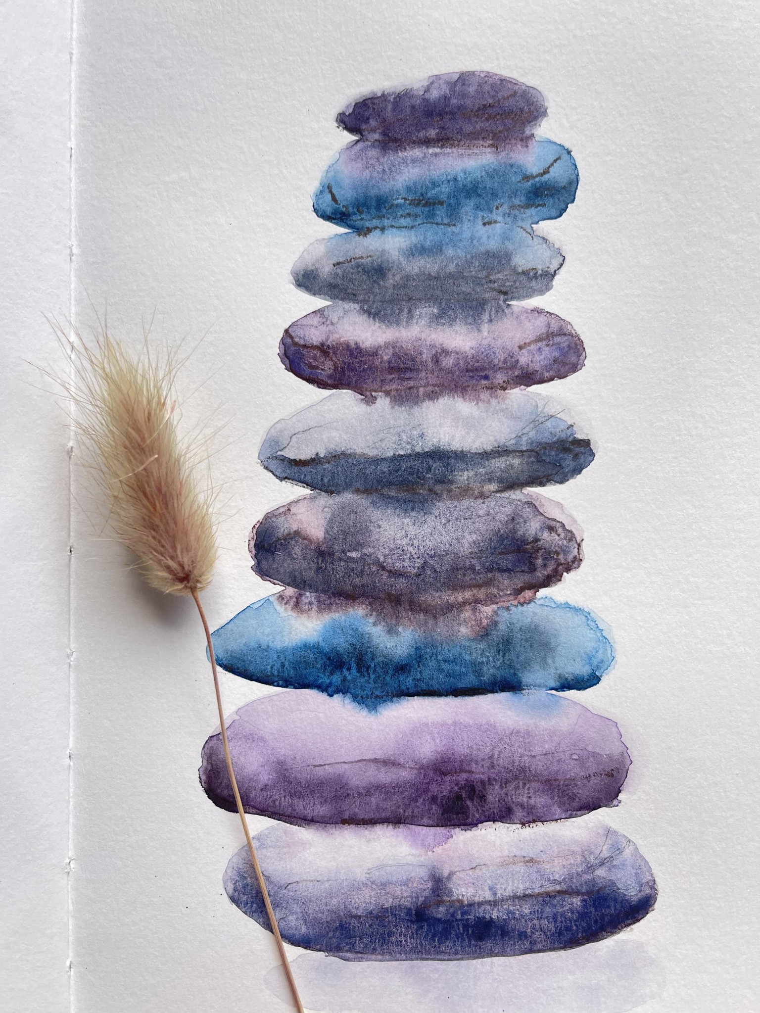Meditatives Aquarell - image 1 - student project