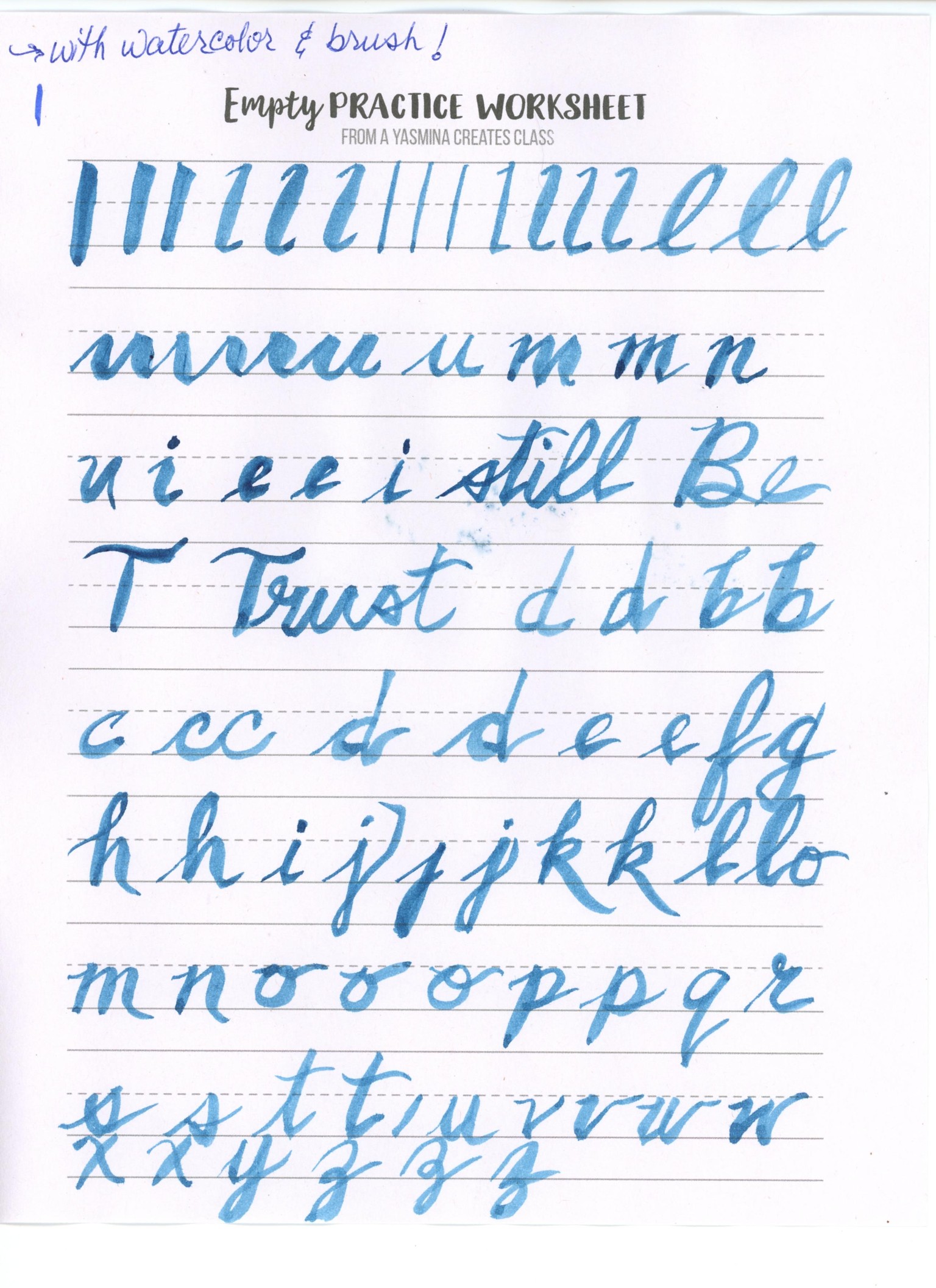Beginner Modern Calligraphy - image 3 - student project