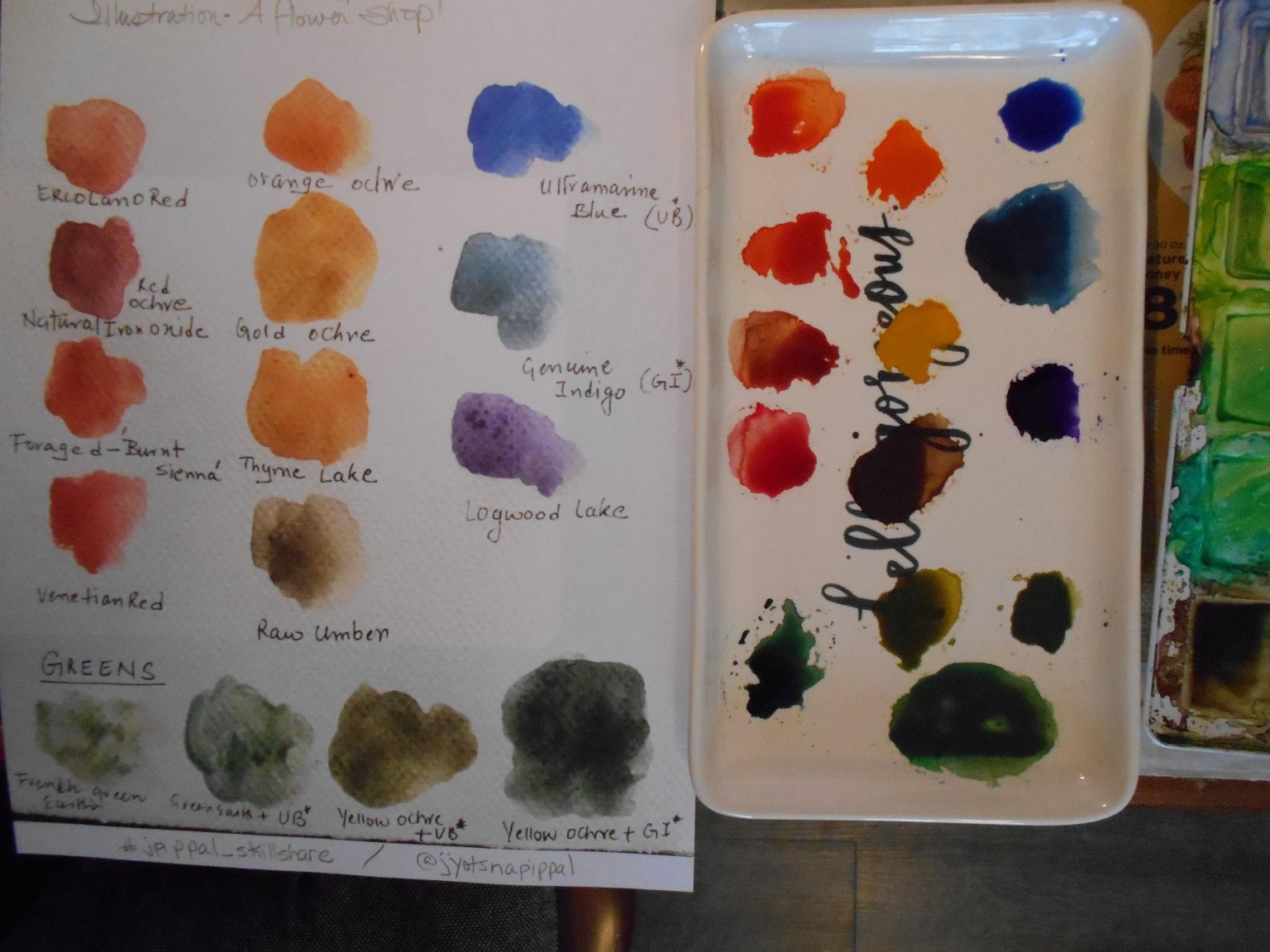 Expressive Watercolor illustration: A Flower shop ! Jyotsna Pippal - image 1 - student project
