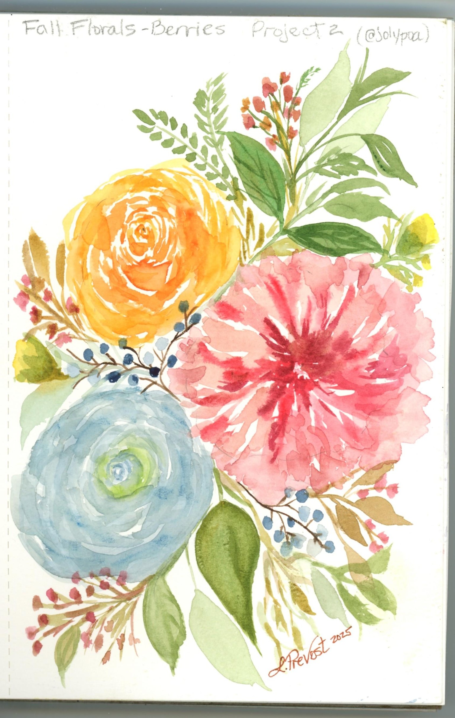 Fall Florals - Joly Poa - image 5 - student project