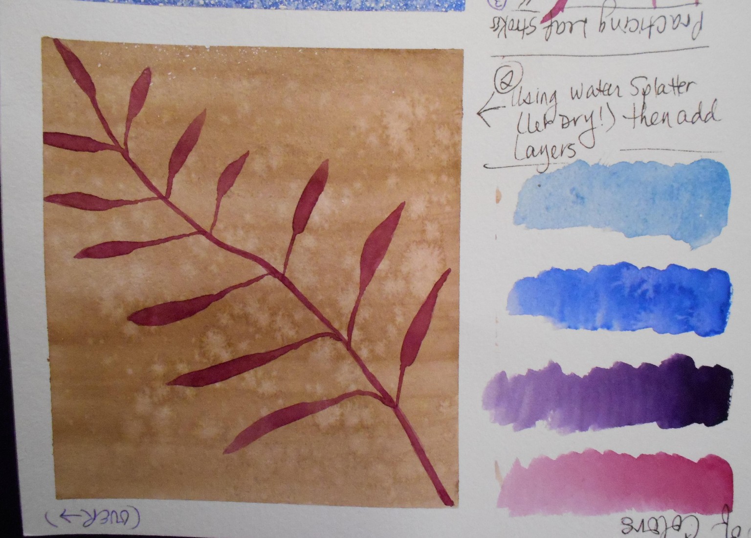 Watercolor Techniques & Textures - image 4 - student project