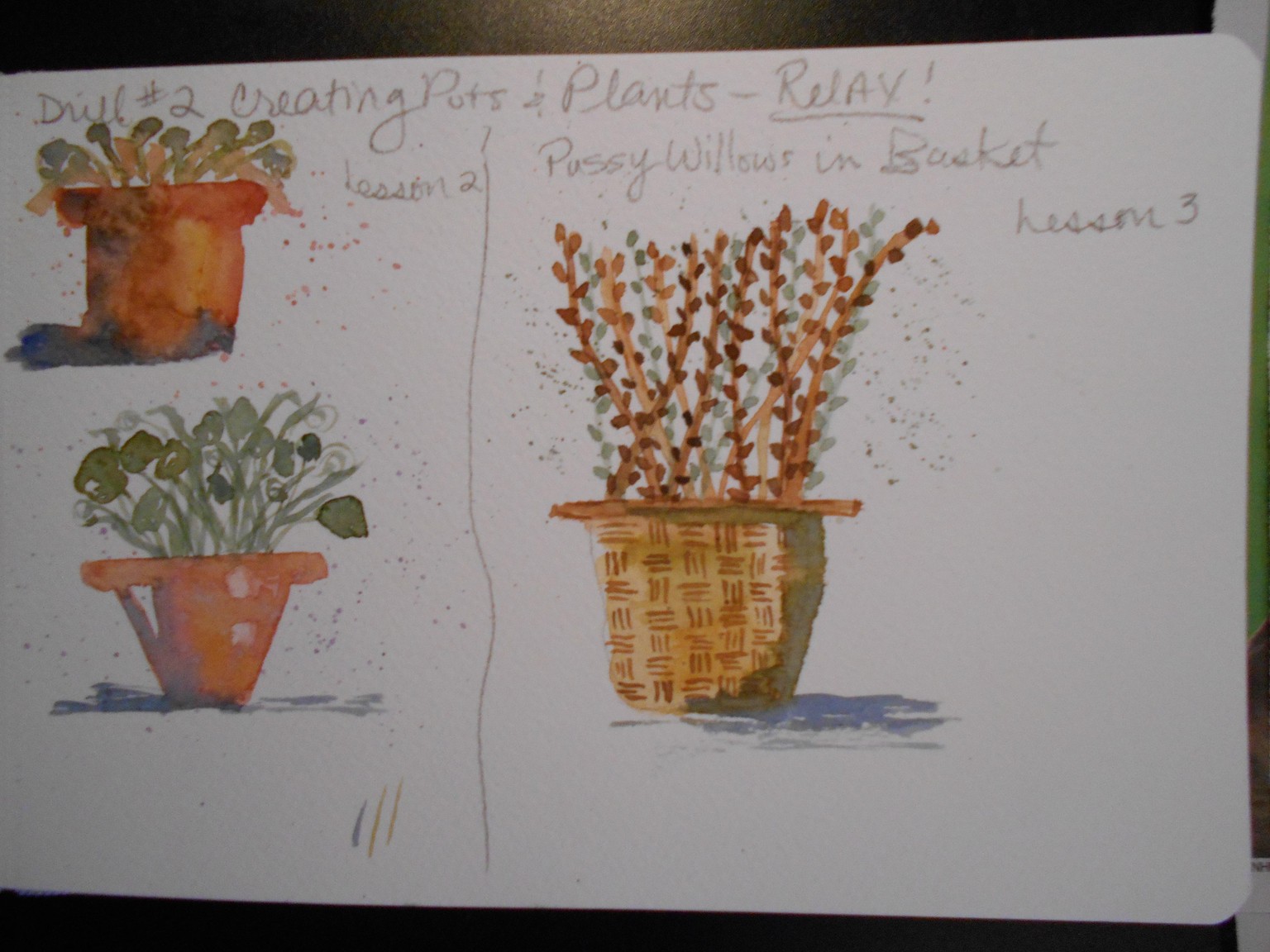 Expressive Watercolor illustration: A Flower shop ! Jyotsna Pippal - image 3 - student project