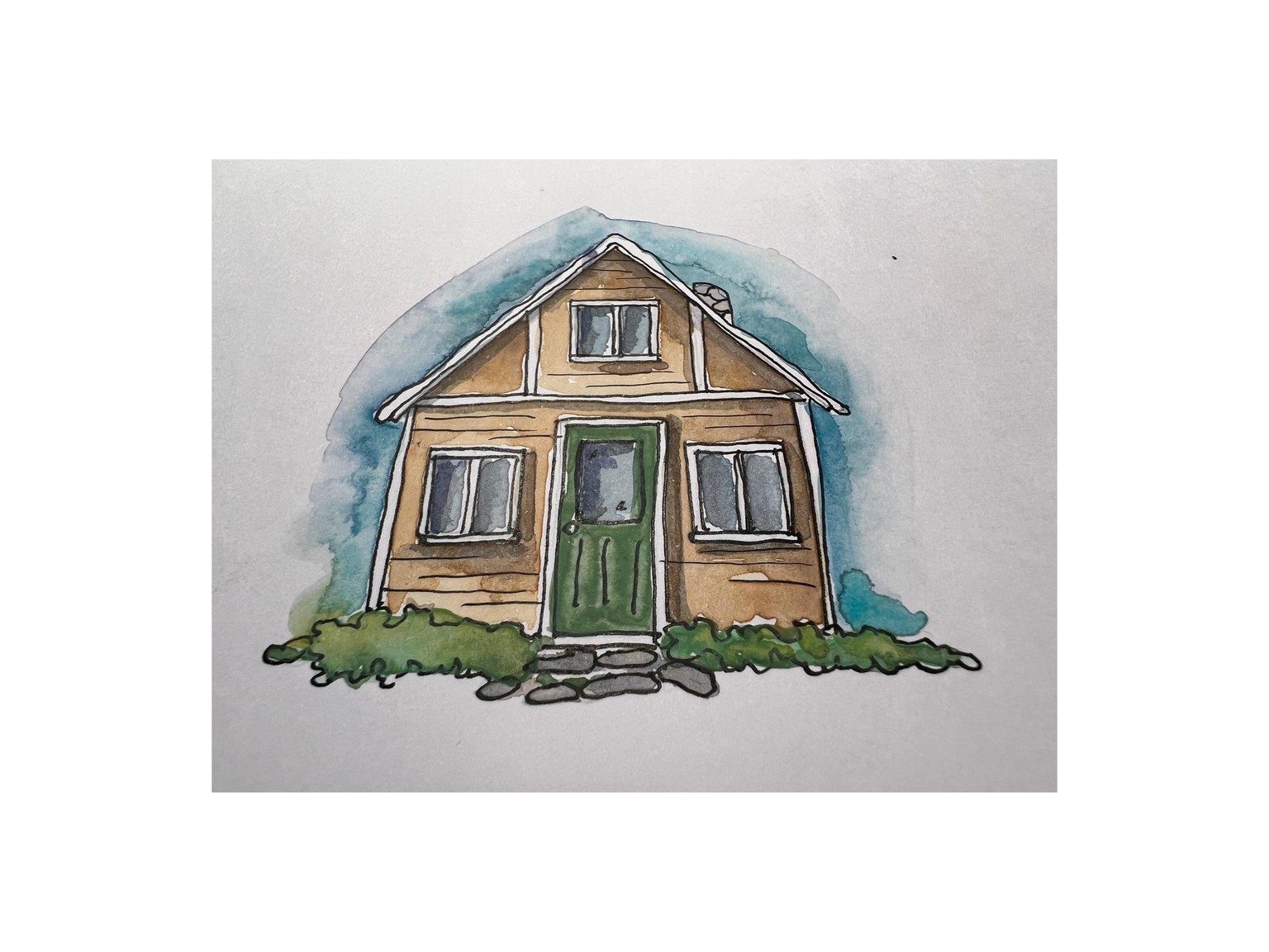 cottages sketchbook - image 3 - student project