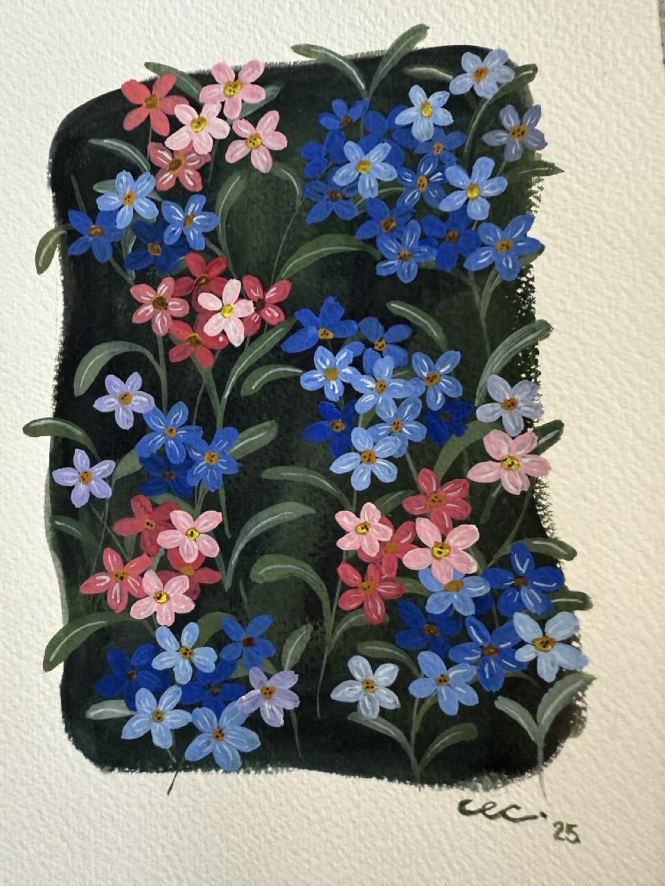 florecitas en gouache - image 1 - student project