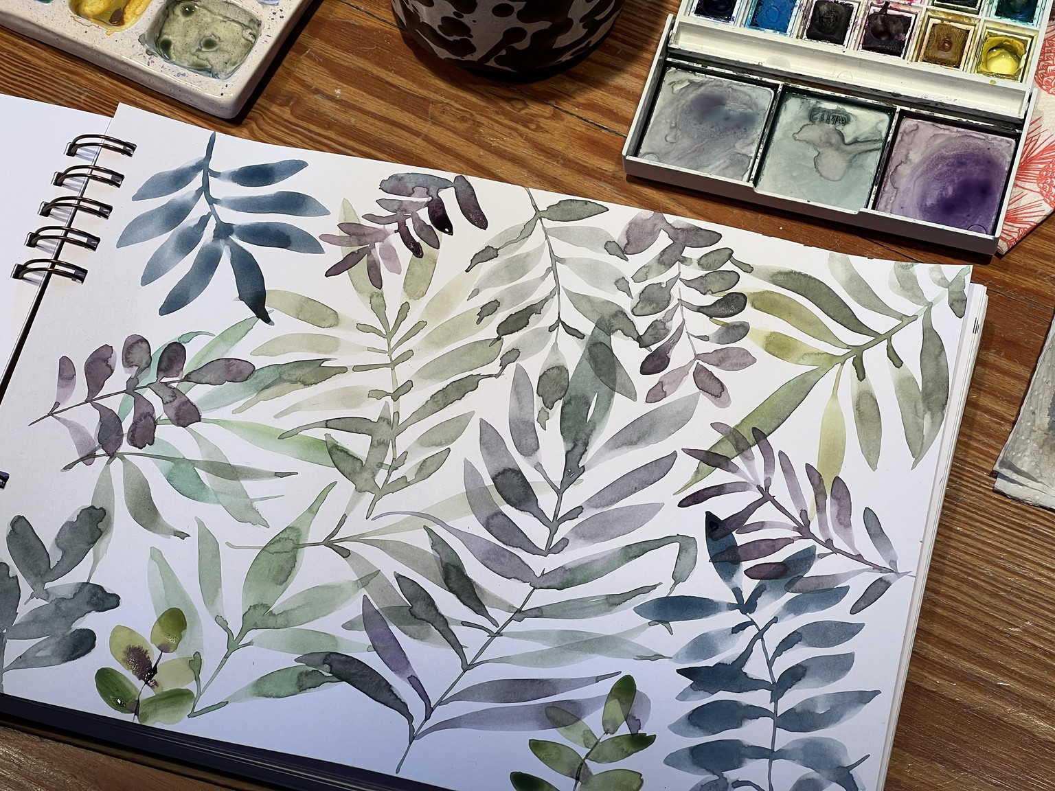 palm tree and leaves - image 2 - student project