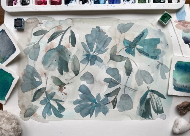 flowers,  trazos y texturas - image 3 - student project