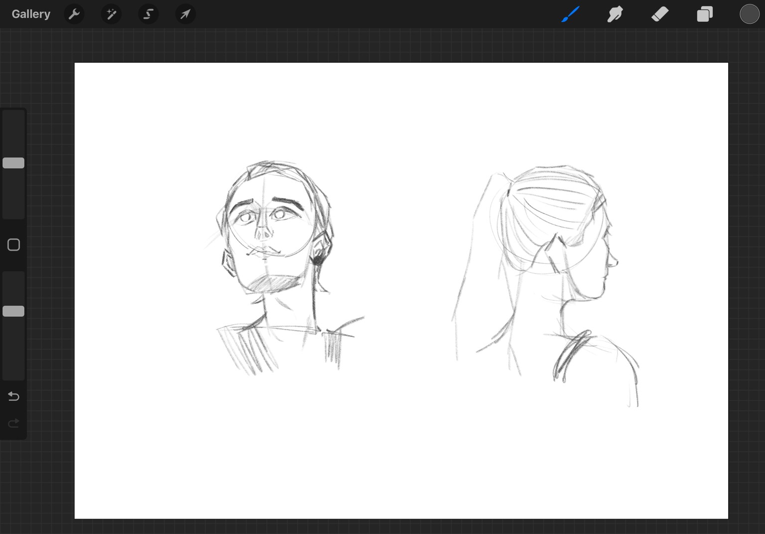 Drawing the head - image 2 - student project