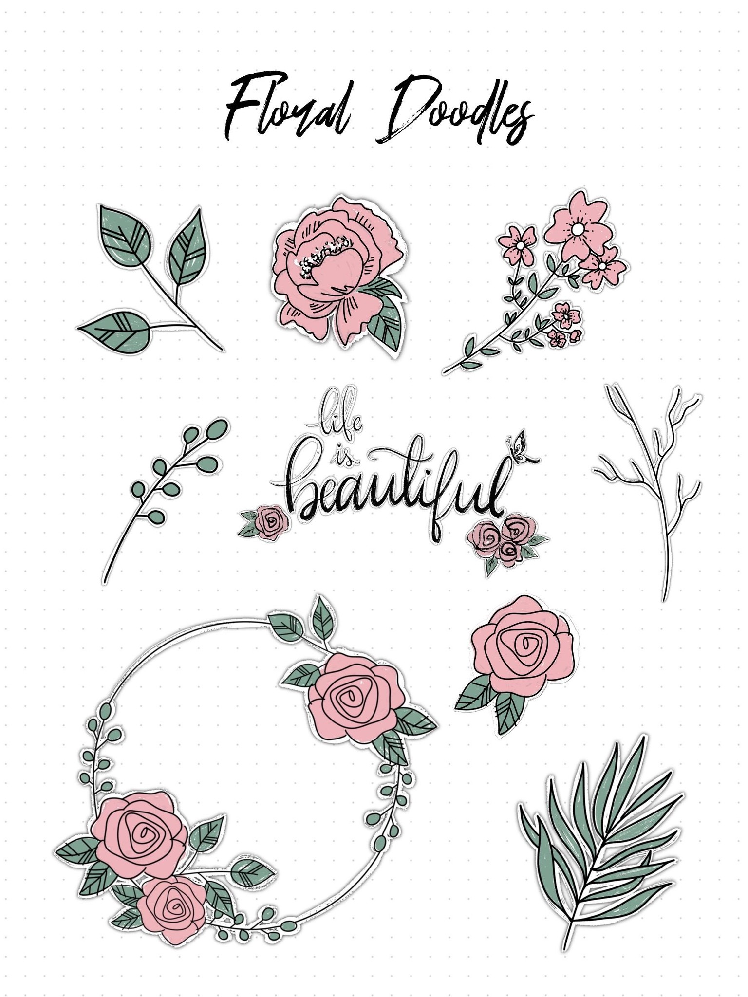 Floral Doodles - image 1 - student project