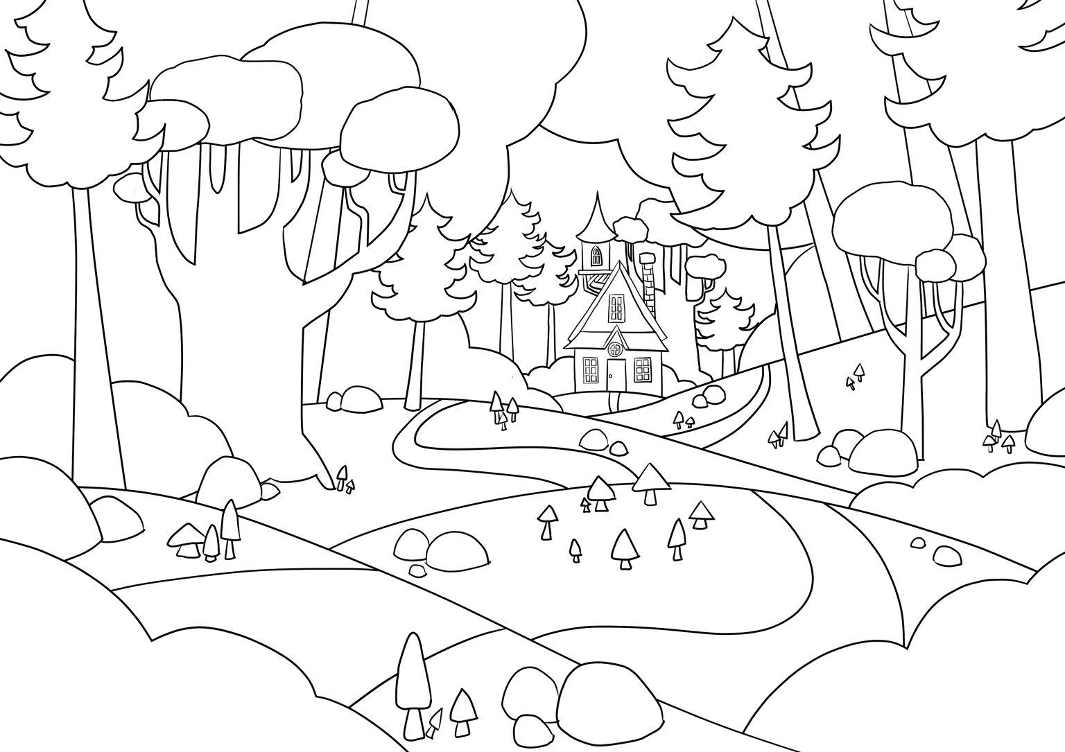 Cozy forest - image 2 - student project