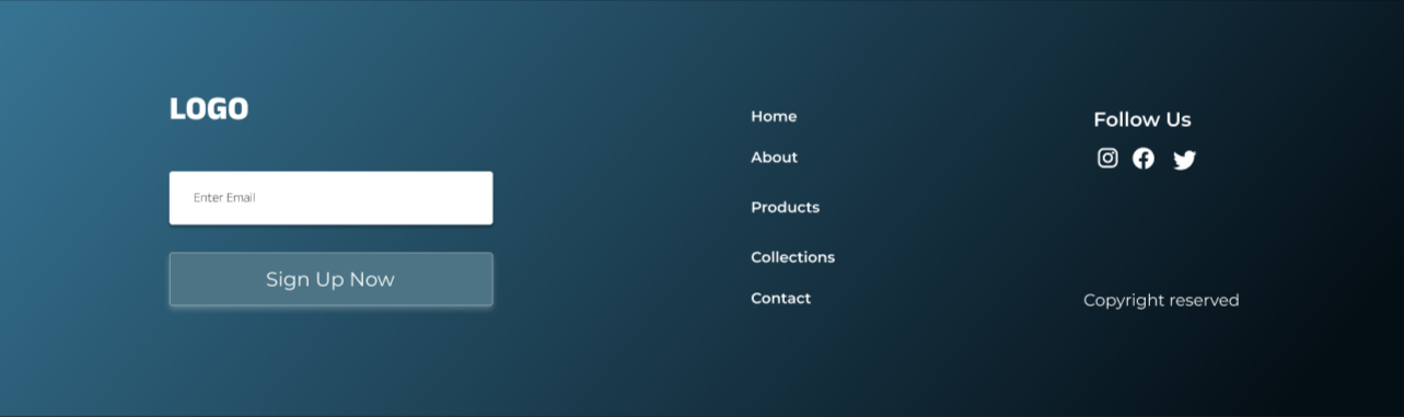 E-commerce landing page - image 4 - student project