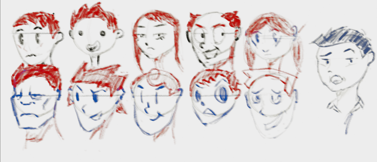 My 10+1 faces - image 1 - student project