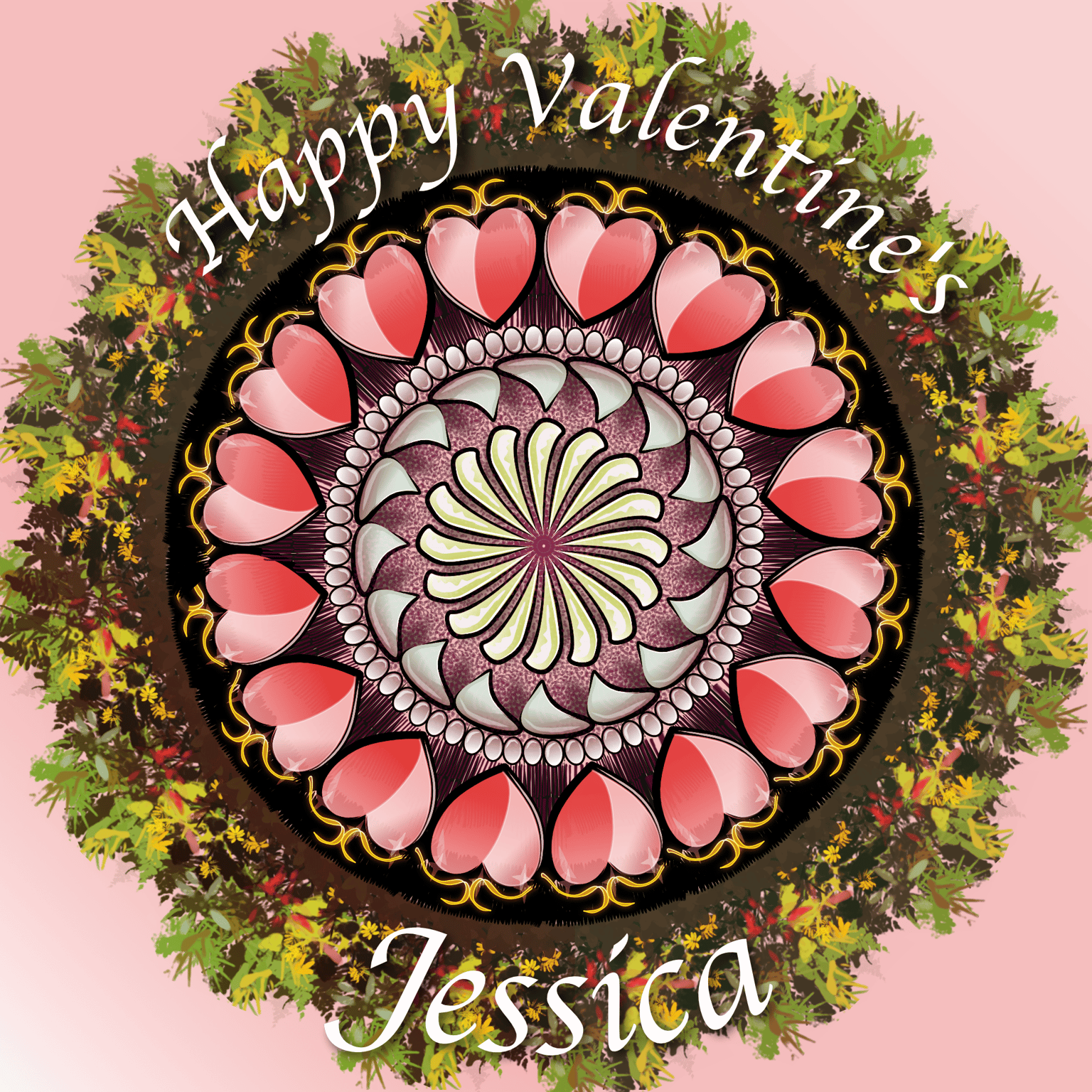 Valentine Mandala - image 1 - student project