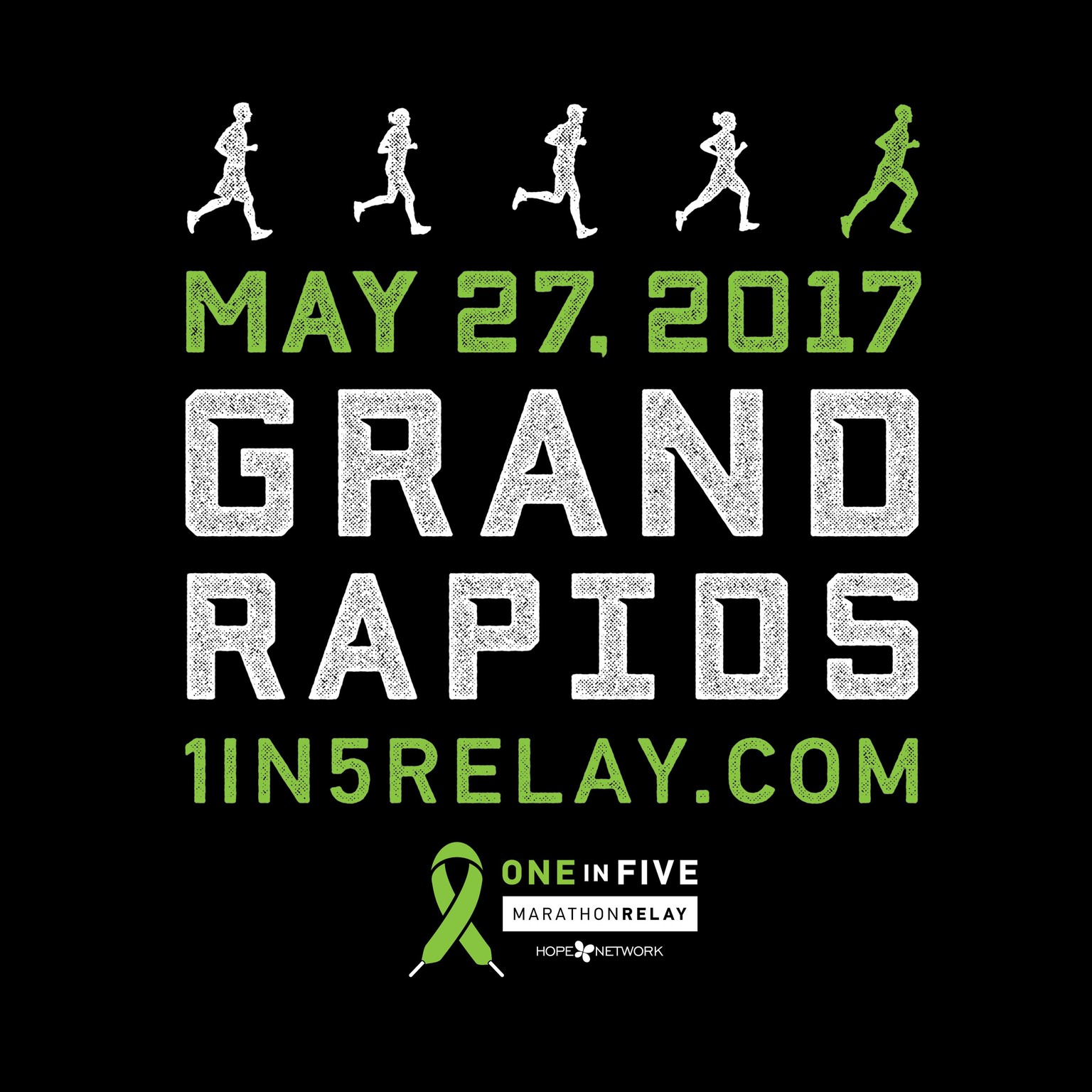 Hope Network One in Five Marathon Relay Ambassador Shirts - image 2 - student project