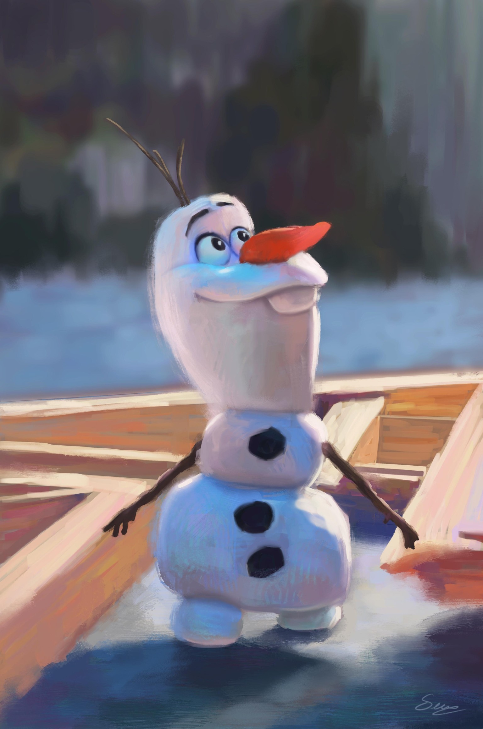 Olaf - color and light practice - image 1 - student project
