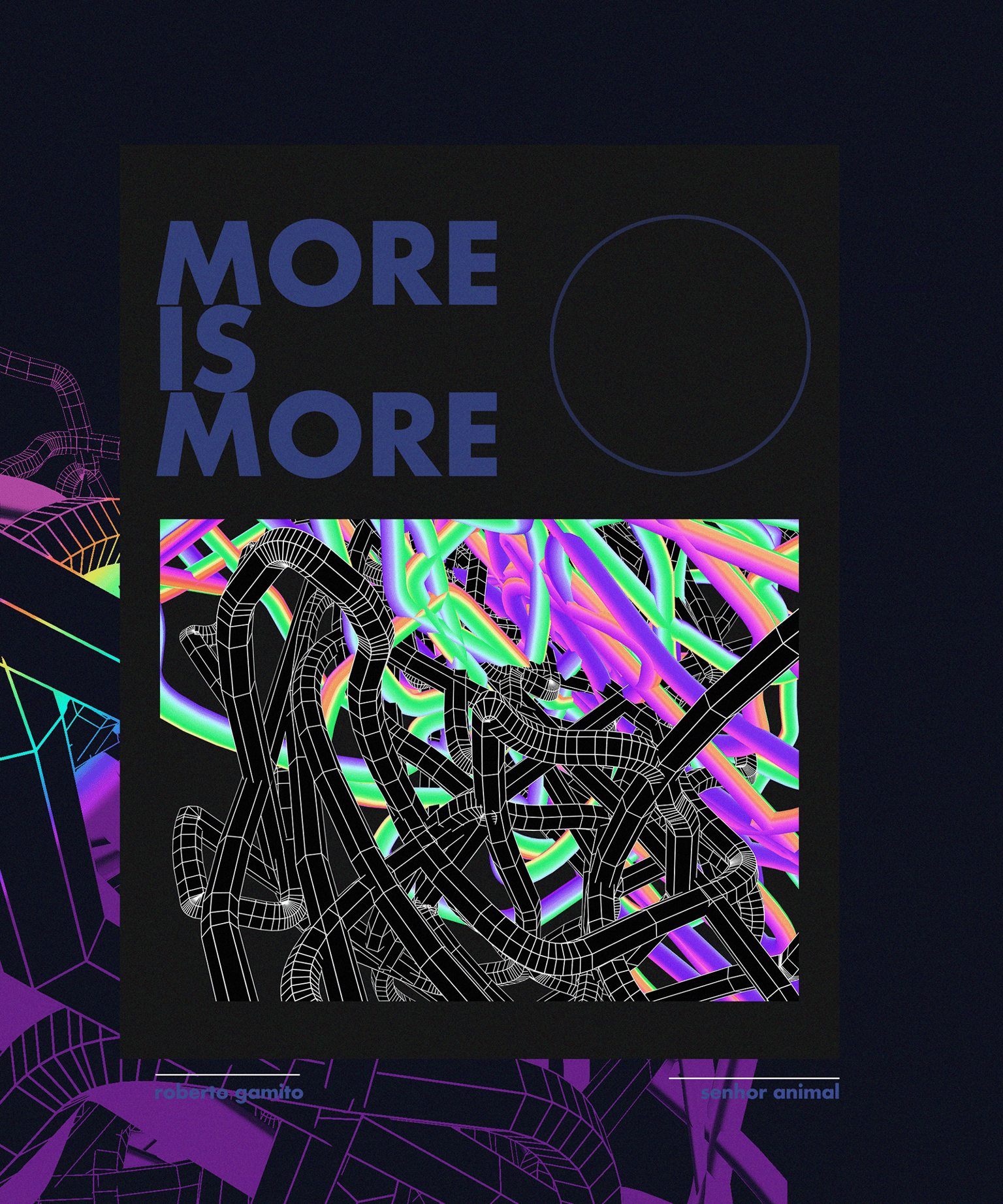 Create Colorful Retro 3D Twisted Lines - image 2 - student project